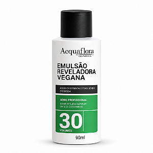 Emulsão Reveladora Vegana Acquaflora 30 Volumes 90ml