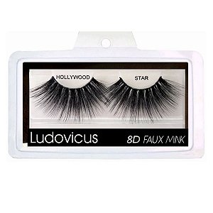 Cílios Postiços 8d Ludovicus Faux Mink Hollywood Star