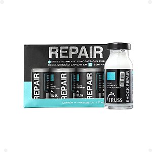 Kit Ampola Capilar Truss Shock Repair Com 4 17ml