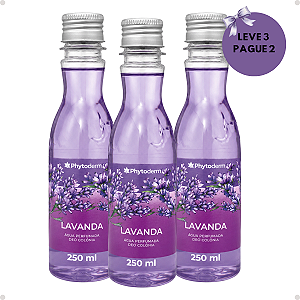 Água Perfumada Deo Colônia Phytoderm Leve 3 Pague 2 Lavanda 250ml