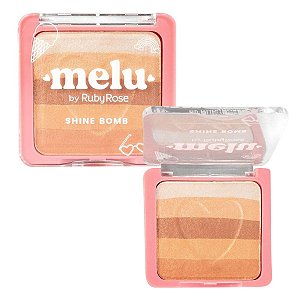 Iluminador Melu By Ruby Rose Shine Bomb 03 Pudding 7,5g