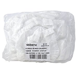 Lençol de Maca Branco Vabene Com Elástico C/10 Uni
