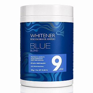 Pó Descolorante Whitener Blue Blond 300g Dust Free Clareia Até 9 Tons Profissional