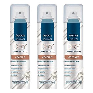 Kit Above Shampoo A Seco Hair Care Dry Coconut 150ml C/3