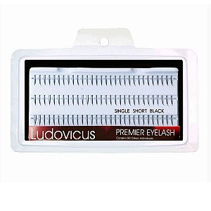 Cílios Individuais Ludovicus Premier Eyelash Single Short Black