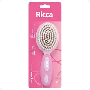 Escova Ricca Baby Rosa Cód.389
