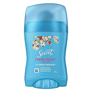 Antitranspirante Barra Secret Power Protect Cotton 45g