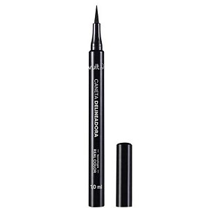 Caneta Delineadora Vult Real Color Preta 1,0ml