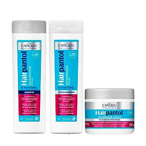 Kit Capicilin Hairpantol Regenerador Capilar C/3
