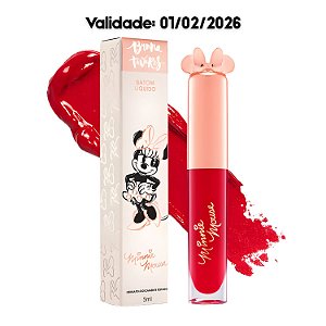 Batom Líquido Bruna Tavares Bt Minnie Mouse Minnie Dress 5ml Validade 01/02/2026