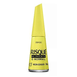 Esmalte Cremoso Risque Reinvente O Normal Neon Gender 8ml