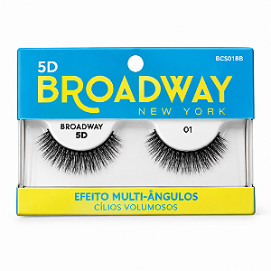 Cílios Postiços 5d Broadway Kiss New York 01 Bcs01bb