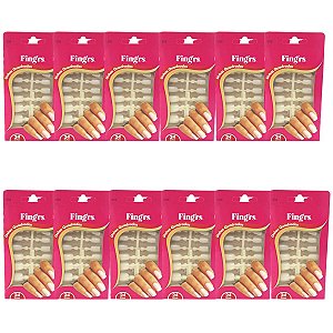 Kit Unhas Postiças Fing'rs Quadradas Rf. 1256 C/12