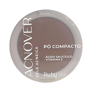Pó Compacto Acneico Acnover Ruby Skin Ruby Rose Me160 10g