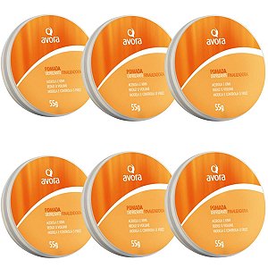 Kit Pomada Finalizadora Avora Defrizante 55g C/6