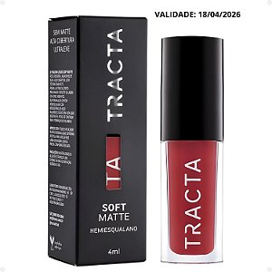 Batom Soft Matte Tracta Kiss 4ml Val: 18/04/2026