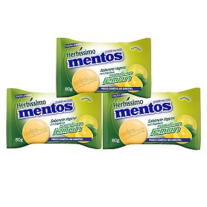 Kit Sabonete Vegetal Herbissimo Mentos Sicilian Lemon 80g C/3