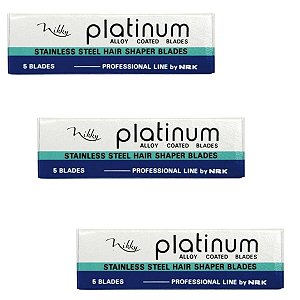 Kit Lâmina Para Navalhete Vikky Platinum C/3
