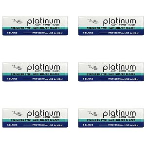 Kit Lâmina Para Navalhete Vikky Platinum C/6