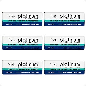 Kit Vikky: Lâminas para Navalhete Platinum 30 Unidades