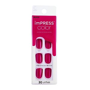 Unhas Autocolantes Kiss Ny Impress Orchid Festival Imc31b