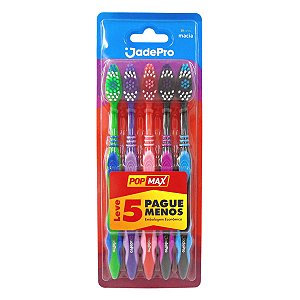 Escova Dental Jade Pro Pop Max Kit C/5