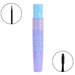 Máscara de Cílios + Delineador 2 em 1 Ruby Rose Eye Styler Length e Volume Hb-8310 L1 7ml