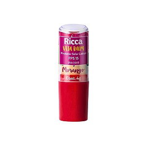 Vita Balm Ricca Protetor Solar Labial Morango 4g