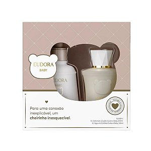 Kit Eudora Baby Meu 1º Presente Algodão & Extrato de Calêndula C/2un