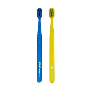 Escova Dental Extra Macias Kess Pro Belliz Azul/verde C/2 Un