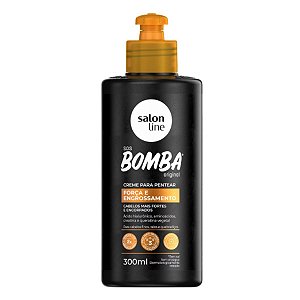 Creme Para Pentear Salon Line Sos Bomba Força e Engrossamento 300ml