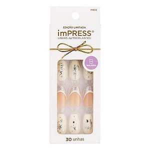 Unhas Autocolantes Kiss Impress Celebration Bailarina C/30 Im80x