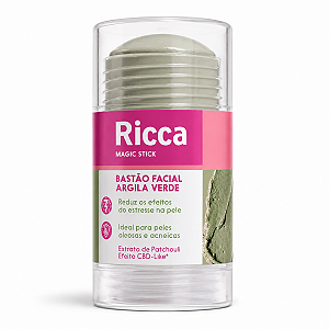 Bastão Facial Ricca Argila Verde 30g Cód.3805