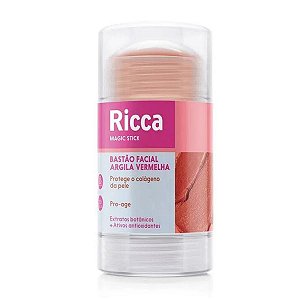 Bastão Facial Ricca Argila Vermelha 30g Cód.3806