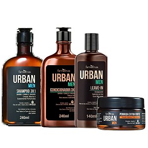 Kit Farmaervas Urban Men C/4 Pomada Extra Forte