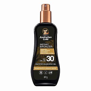 Protetor Solar Australian Gold Instant Bronzer Fps 30 237g