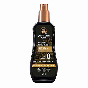 Protetor Solar Australian Gold Instant Bronzer Fps 8 237g