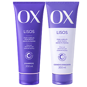 Kit Ox Lisos: Shampoo e Condicionador 200ml