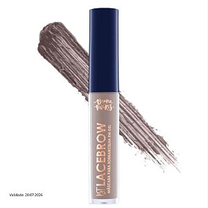 Máscara Para Sobrancelhas em Gel Bruna Tavares Bt Lacebrow Light Brown 2,5g Validade 20.07.2026