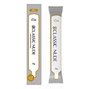 Refil Gel Construtor Para Unhas Vólia Classic Nude 14g