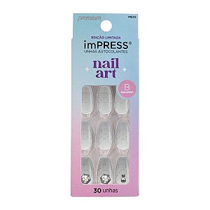 Unhas Autocolantes Kiss Impress Nail Art Legacy Bailarina C/30un Ime02