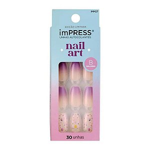 Unhas Autocolantes Kiss Impress Nail Art All I Want Bailarina C/30un Imm27