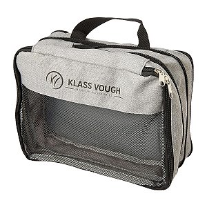 Nécessaire de Viagem Klass Vough Com Compartimentos Preto Ref. Xj-078
