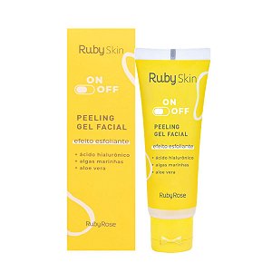 Peeling Gel Facial Ruby Skin On Off Efeito Esfoliante 50g