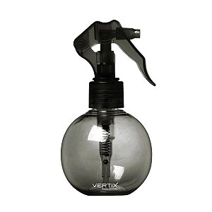 Borrifador Plástico Vertix Bola Salon Spray Preto 150ml Cód.3022