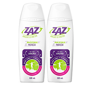 Kit Loção Repelente de Insetos Dahuer Zaz Maxima Proteção Com 2 130ml