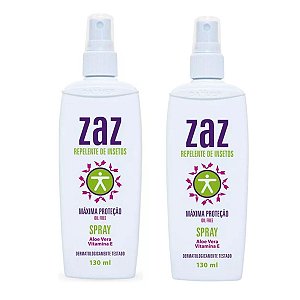 Kit Spray Repelente de Insetos Dahuer Zaz Maxima Proteção 130ml Com 2