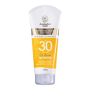 Protetor Solar Corporal Australian Gold Gel Creme Fps 30 200g