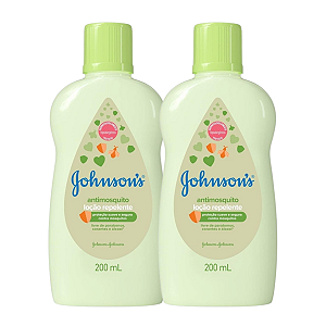 Kit Loção Repelente Johnsons Antimosquito 200ml Com 2