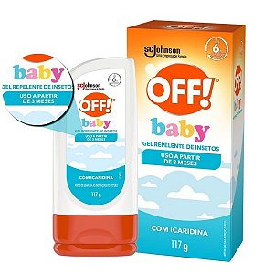 Gel Repelente de Insetos Johnson Off! Baby 117g